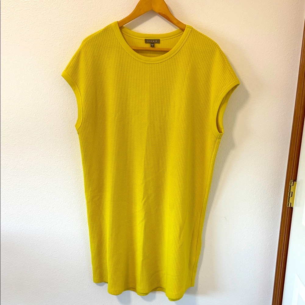 Lilla P Vibrant Yellow Tunic Top